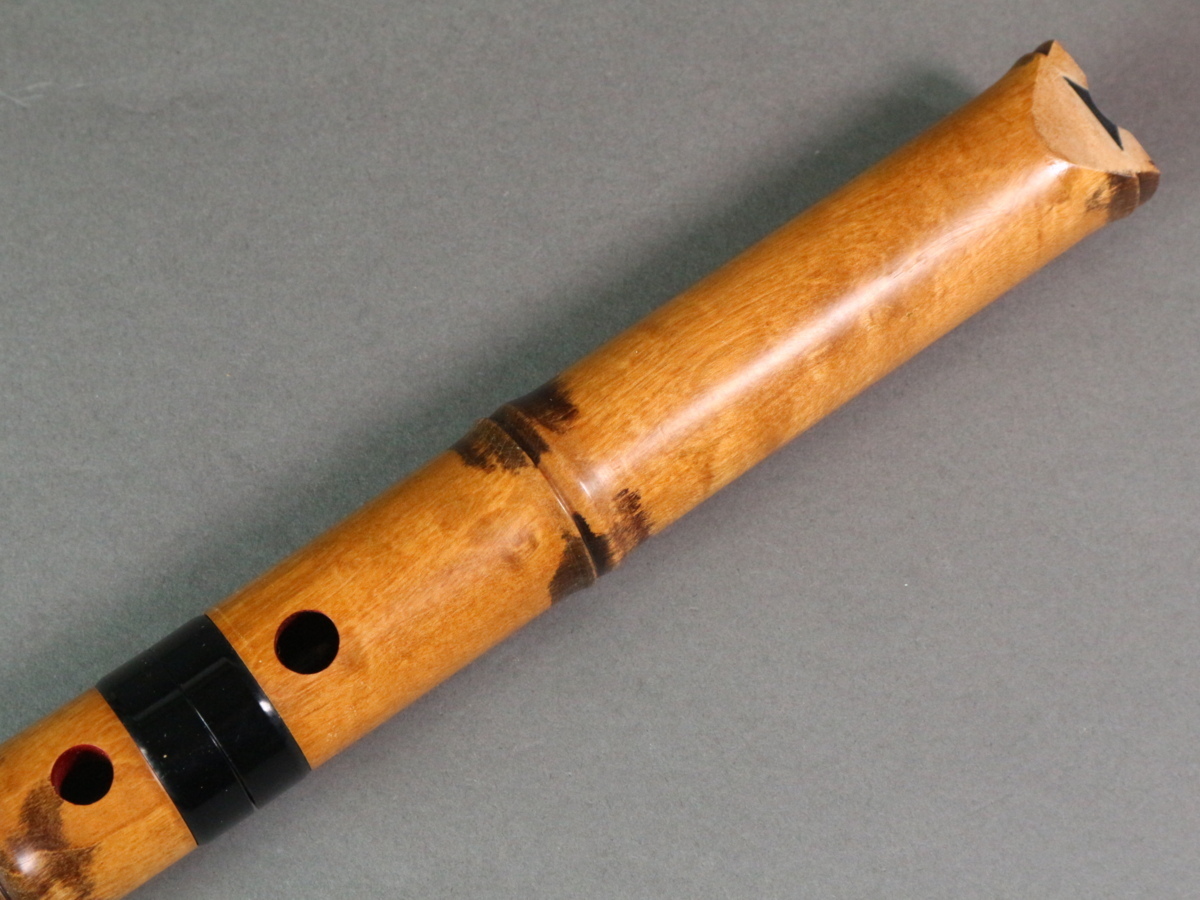 琴古流 尺八 在印 胡蝶 木管楽器 和楽器 全長約40.0cm 能 雅楽 狂言 