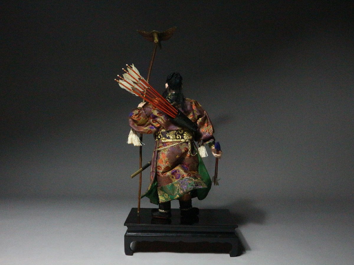 限定品特価 ヤフオク! 時代箱 魔除け 武者人形 ... - 時代五月人形 神武天皇 低価高品質