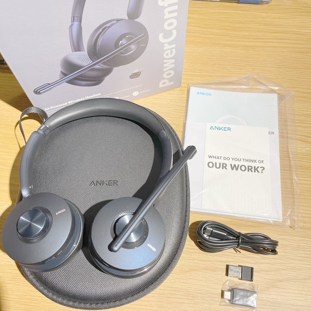 無線ヘッドセット ANKER PowerConf H700 Bluetooth ワイヤレス