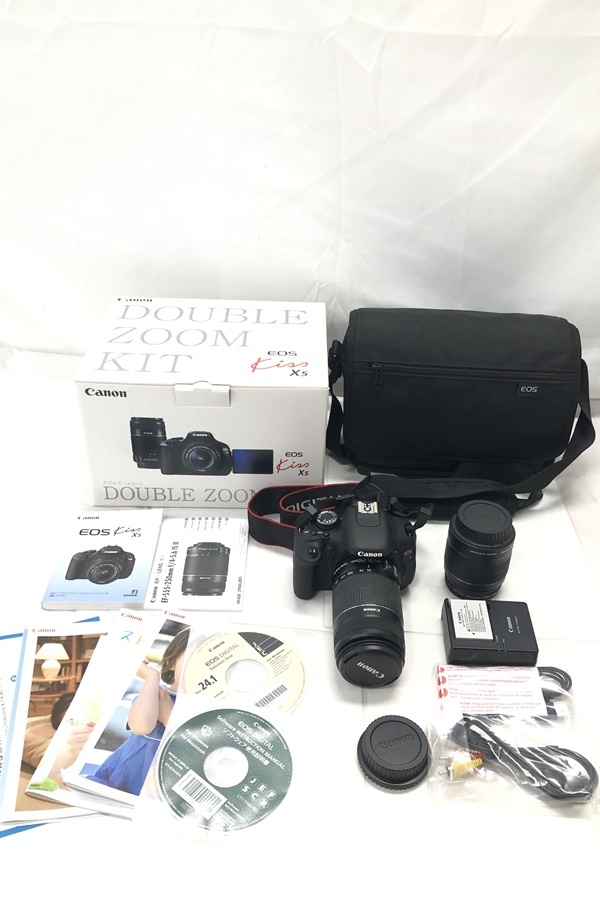 東京)Canon キャノン EOS Kiss X5 ダブルズームキット jordansliquors.com