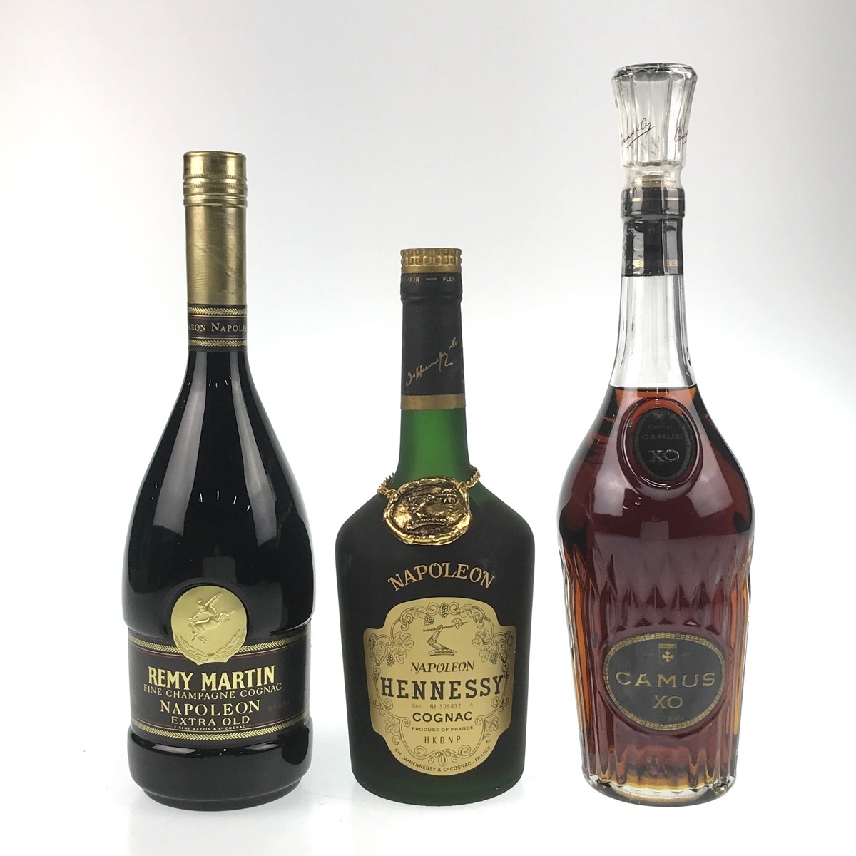 3本 REMY MARTIN CAMUS Hennessy コニャック 700ml ブランデー セット 【古酒】