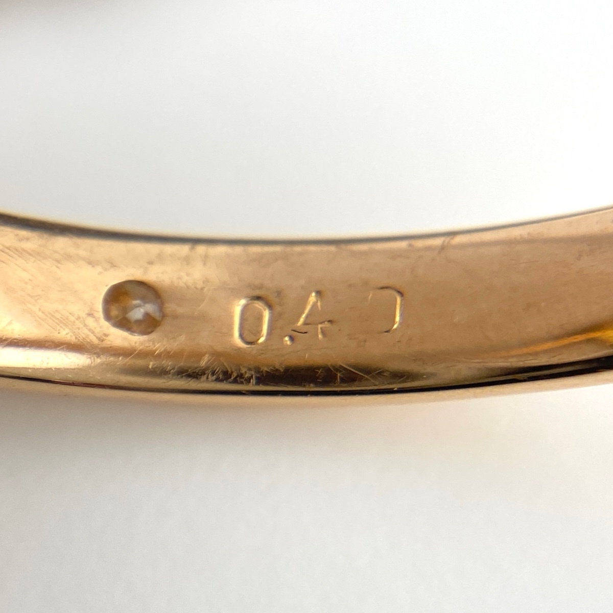 メレダイヤ デザインリング K18 イエローゴールド 指輪 ピンクゴールド 