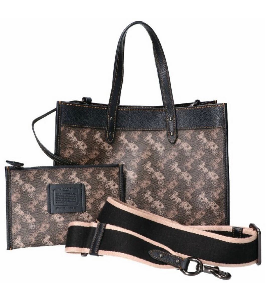 COACH コーチ フィールド トート 30 ウィズ ホース &キャリッジ トート