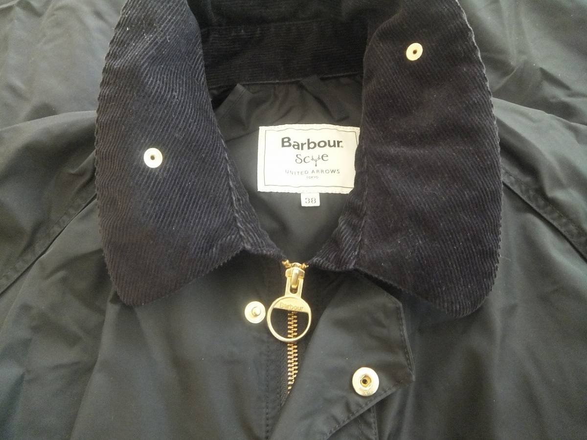 美品 Barbour×scye×united arrows トリプルコラボ 2way 美品 Barbour×scye×united arrows トリプルコラボ 2way