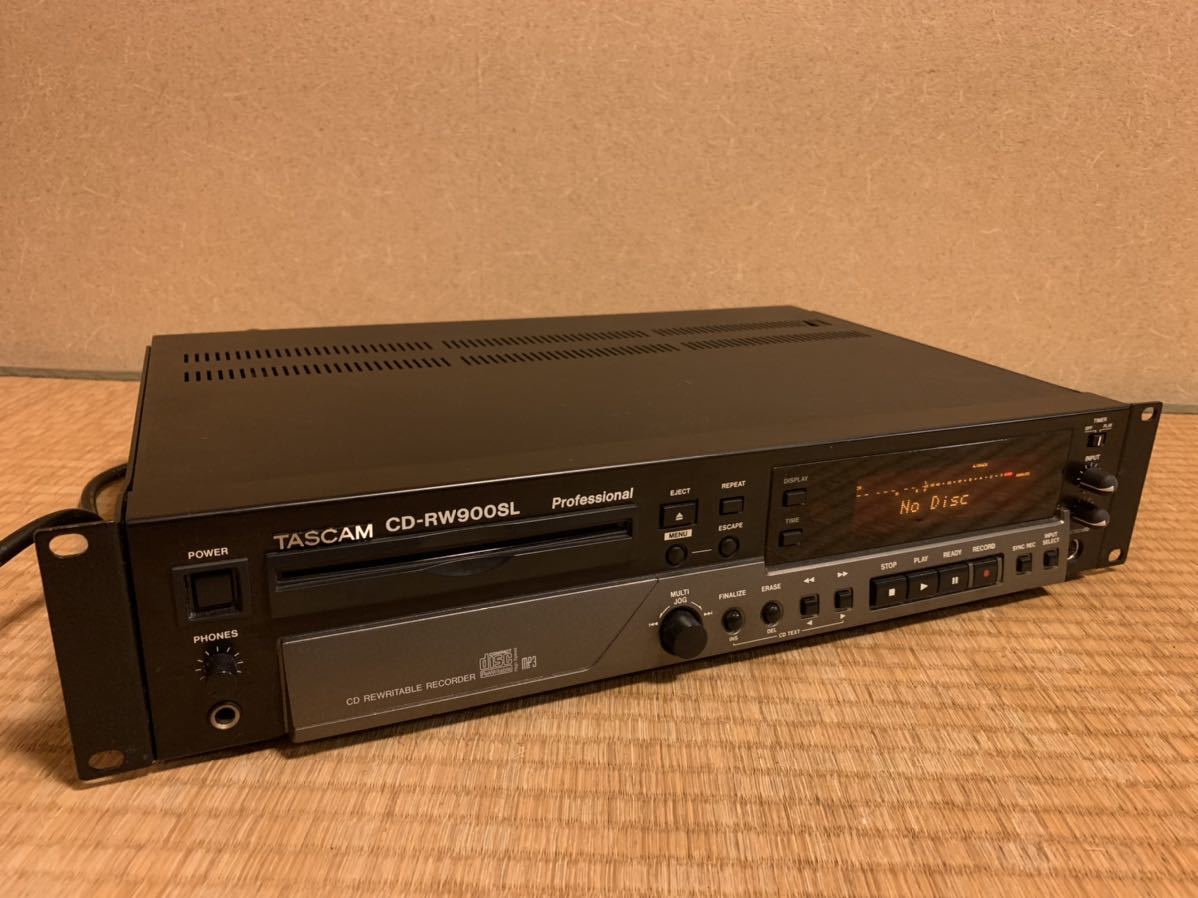 TASCAM CDレコーダー 業務用 CD-RW900SL ハードケース付 | servicios