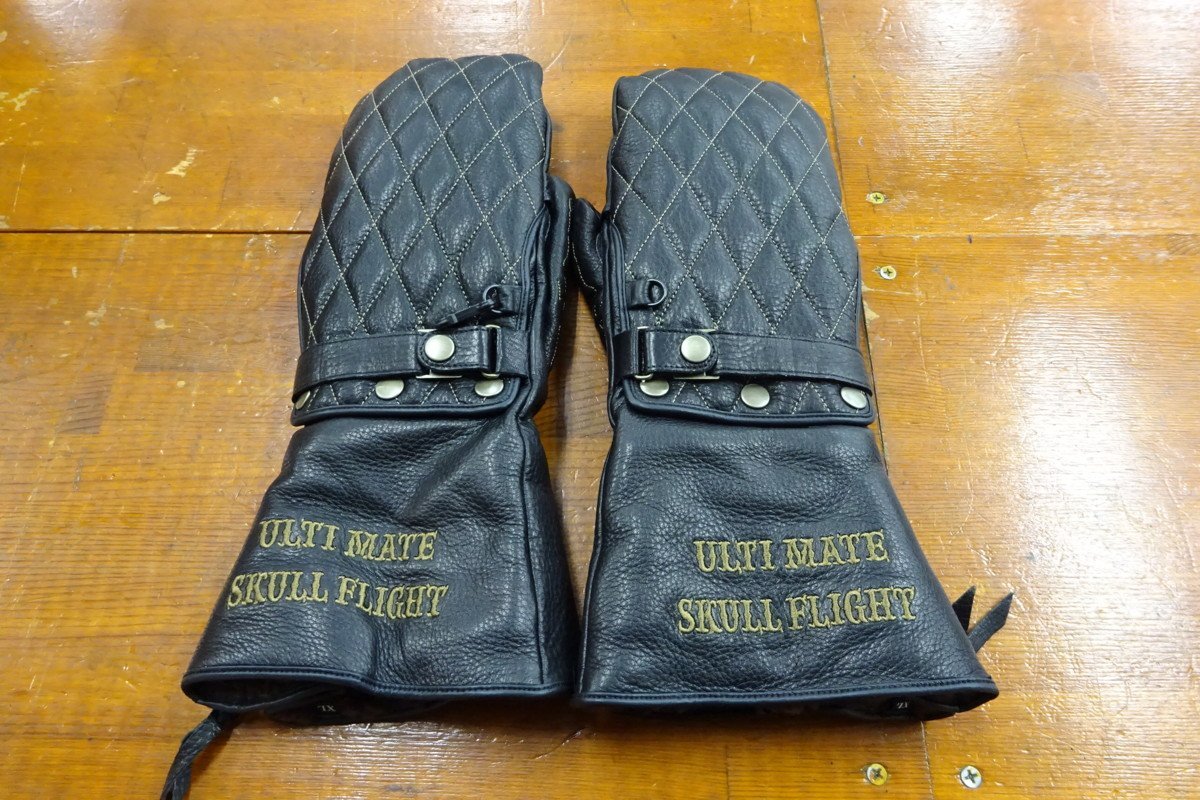 VSKULL FLIGHT winter glove XL size CB1300SB.Z900RS. Ninja 400.R100RS.MT-07.MT-09. Ninja 250.NC750X. Ninja 1000 riding .