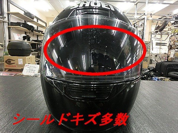 SHOEI NRV フルフェイスヘルメット M 黒▼Dio.JOG.ゼルビス.ZZ-R250乗りに！の画像3