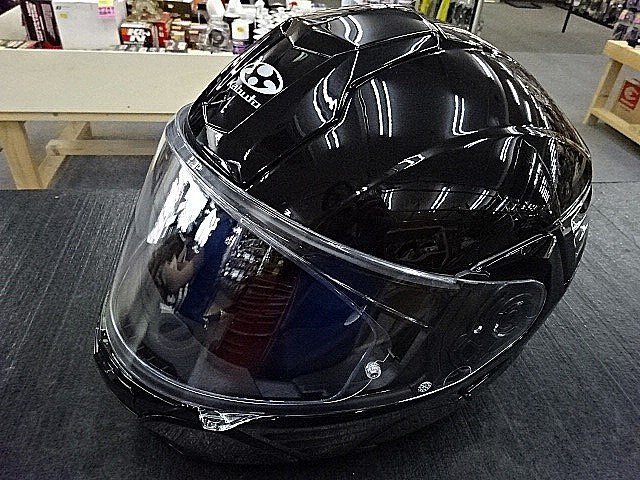 OGKのヘルメット カザミ 黒Sサイズ▼ニンジャ250.YZF-R25.MT-07.MT-09.ニンジャ1000乗りに！
