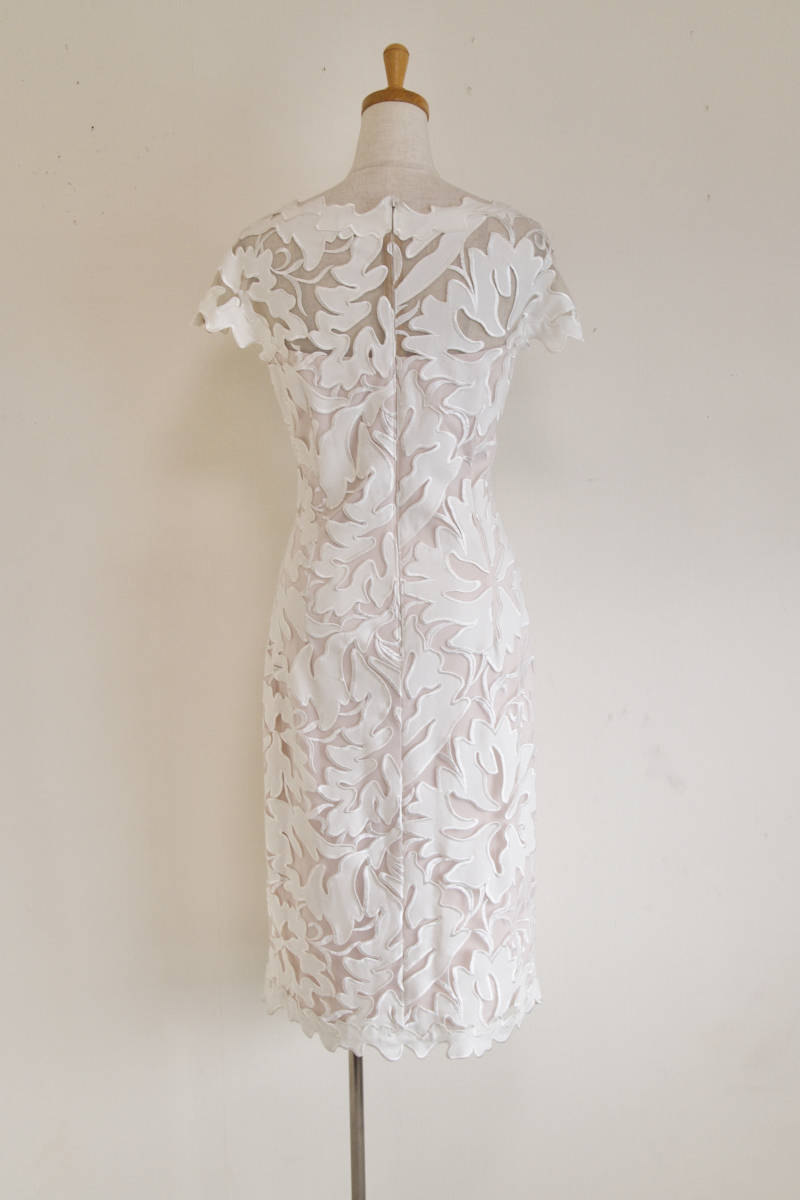 TADASHI SHOJI タダシショージ IVORY & BEIGE ワンピース 「10