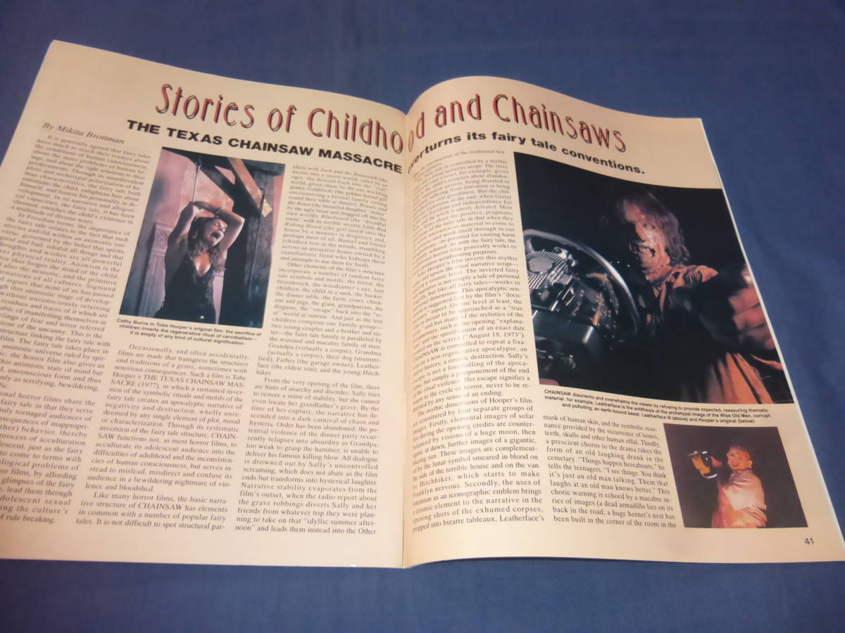 ⑥B級ホラー・SF特集誌/洋書「CINEFANTASTIQUE シネファンタスティーク」1996年/12モンキーズ・セブン（ブラッドピット）悪魔のいけにえ_画像5