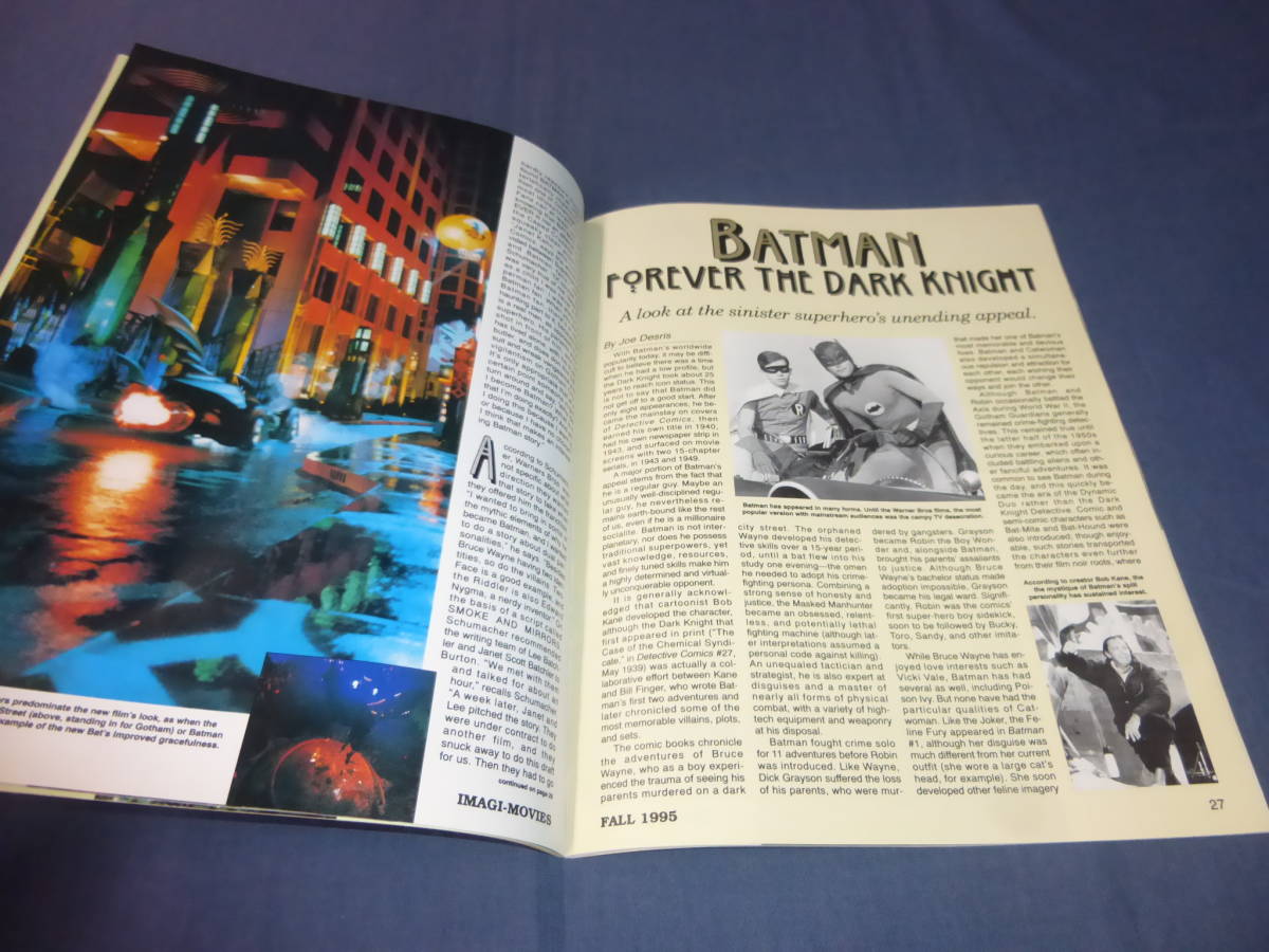 B級ホラー・SF特集誌　洋書「IMAGI-MOVIES」1995年/バットマン・キャットウーマン（バットマンフォーエバー）コンゴCONGO、ホラー映画掲載_画像4