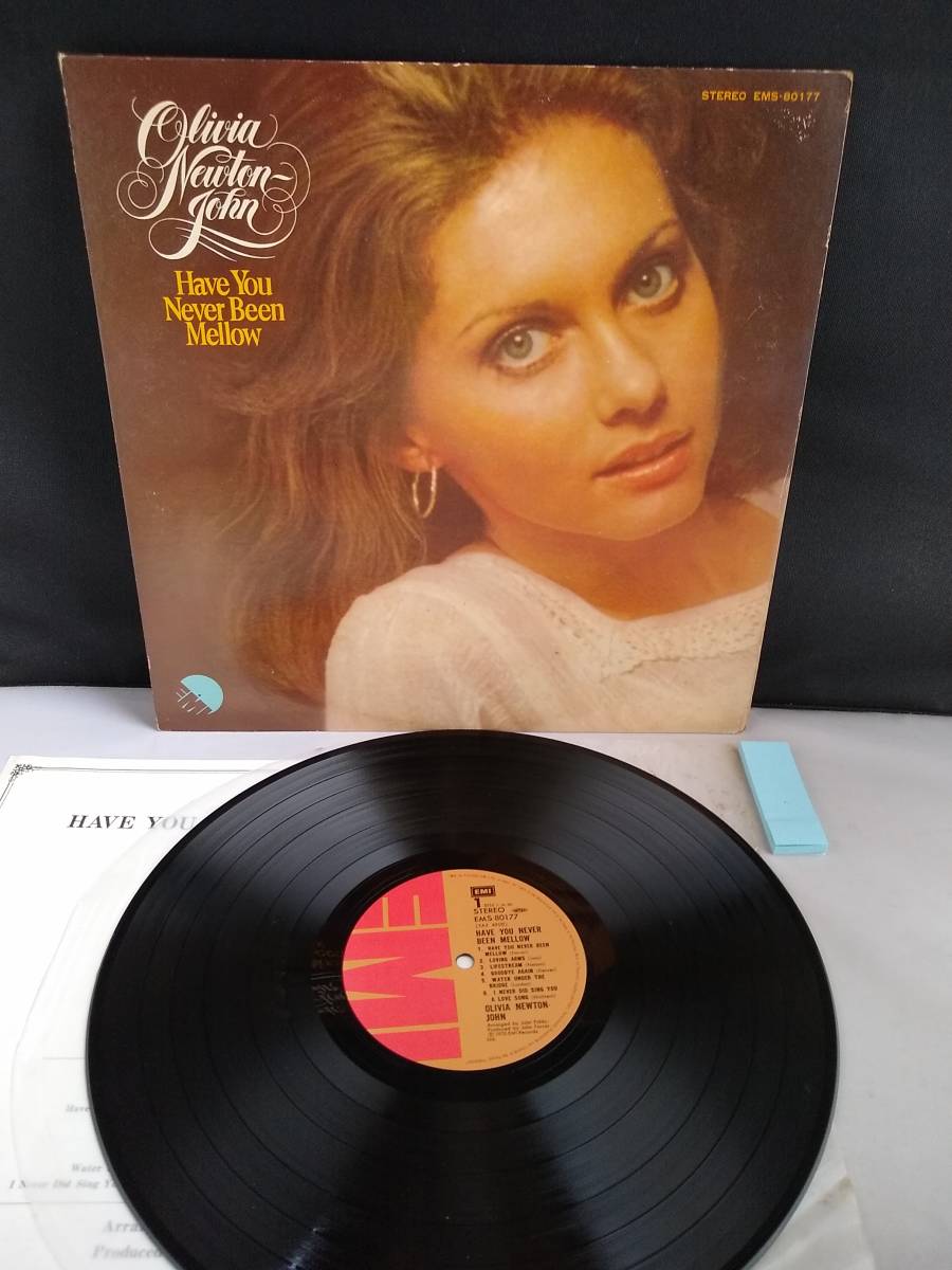 W5771【レコード/オリビア・ニュートン・ジョン OLIVIA NEWTON JOHN そよ風の誘惑 HAVE YOU NEVER BEEN MELLOW】_画像1