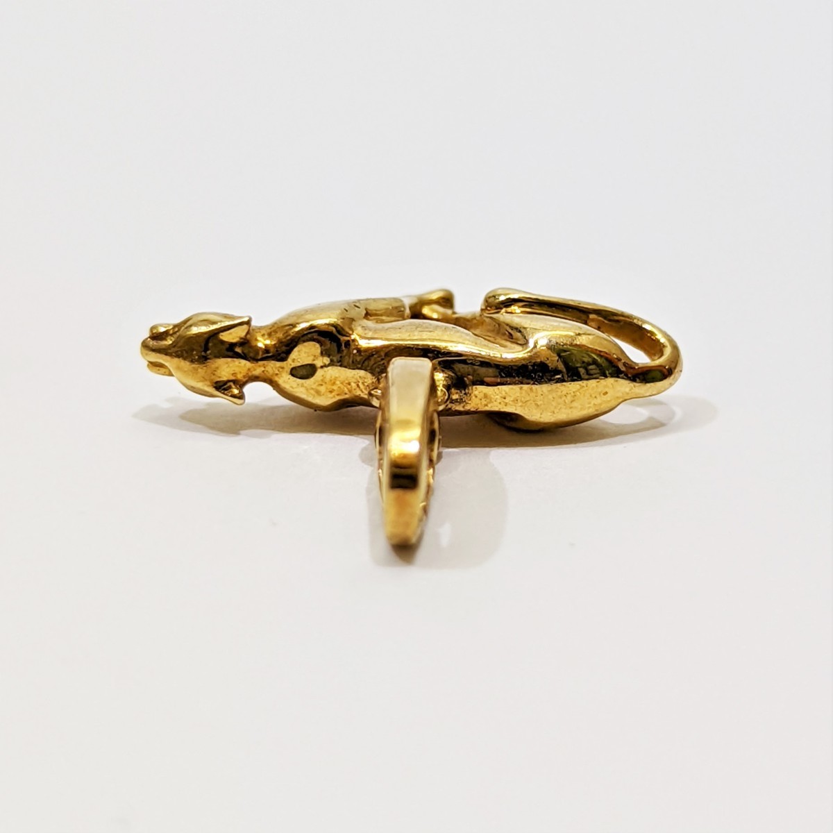  Cartier Cartier Panther charm YG 750 K18 yellow gold . pendant top s Pal ta rental for etc. 