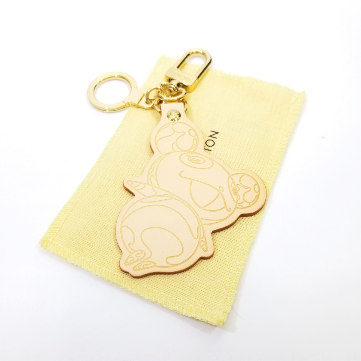 ヴィトン ポルト クレ パンダ キーホルダー M62637 極美品 村上隆
