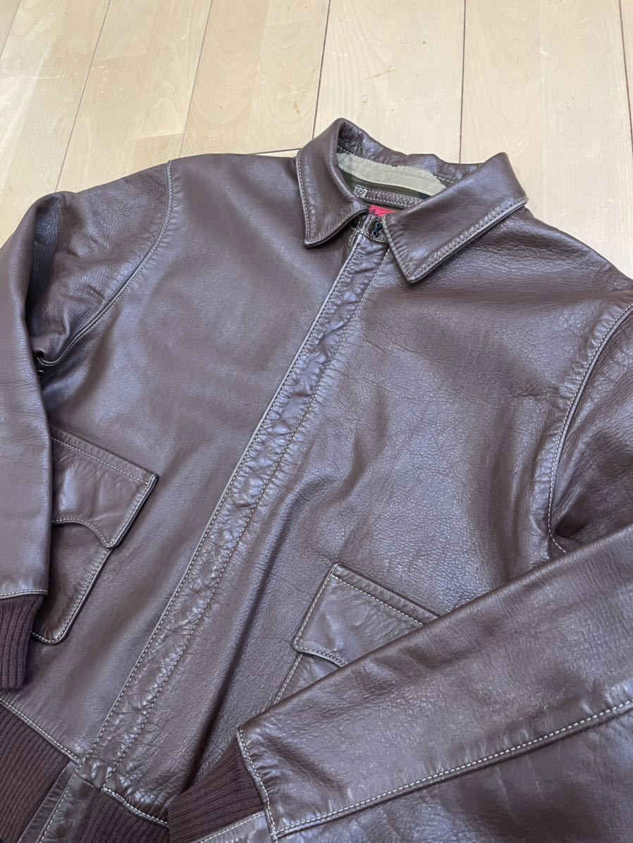 EVISU エヴィス A-2フライトジャケット ホースハイド 38 USED 美品