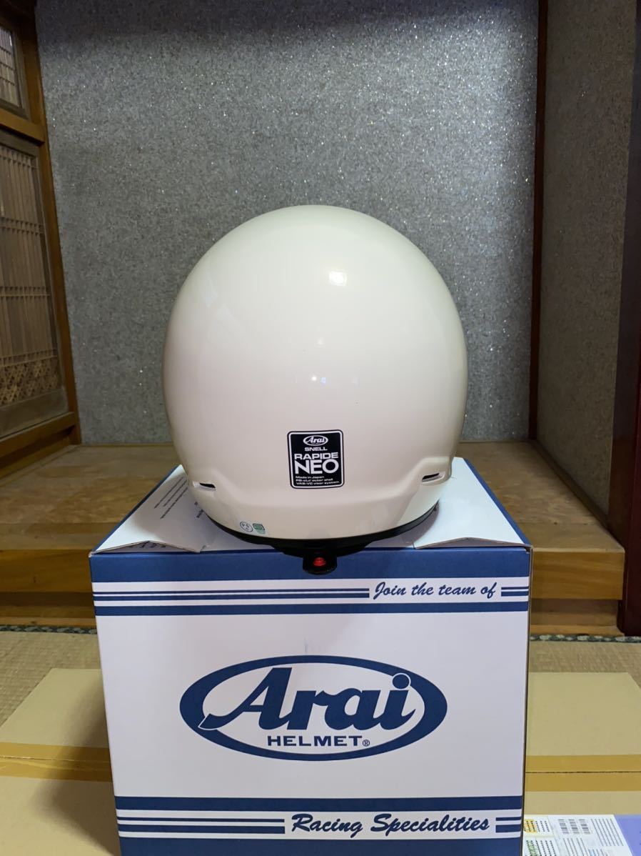 Arai ラパイド NEO 限定色 モダンアイボリー アライ フルフェイスヘルメット XL ラパイドネオ 61-62