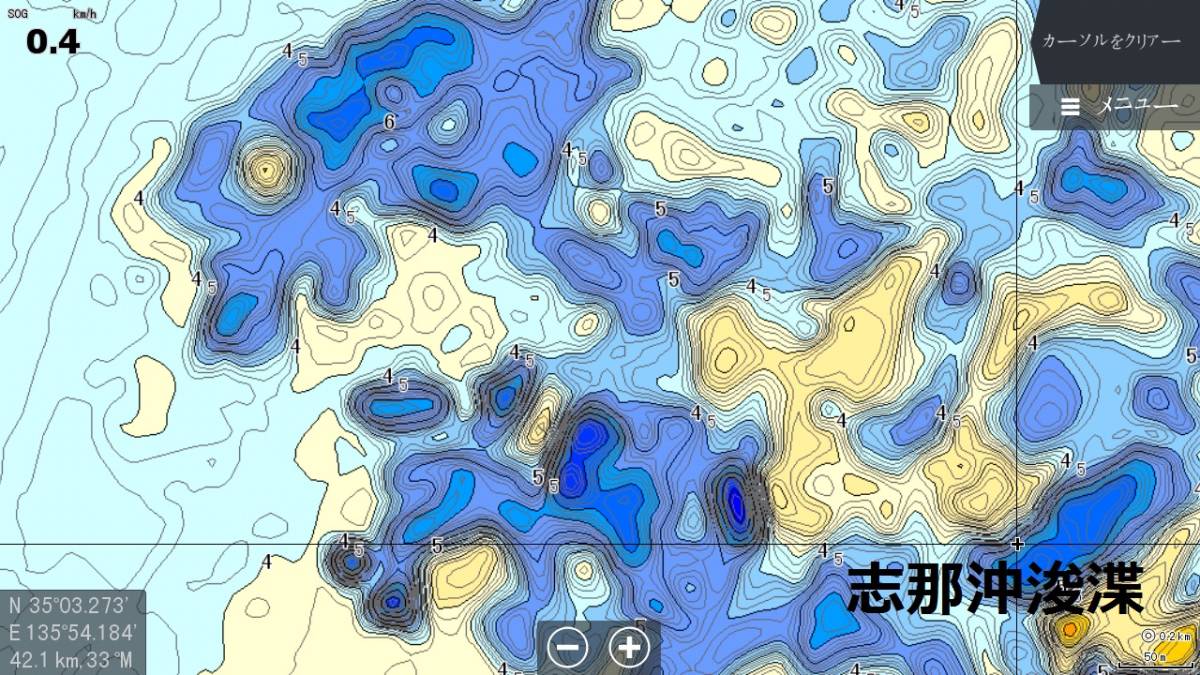 2019.7案内更新】ローランスHDS魚探用琵琶湖南湖全域AT5マップ