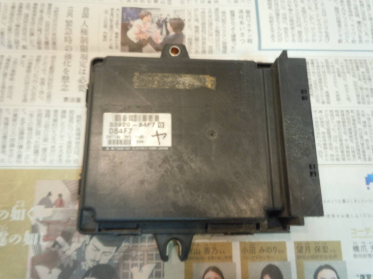 33920-84F7　K6A ECU MH22S ワゴンＲ エンジンコンピューター SUZUKI スズキ　純正 MITSUBISHI コンピューター エンジン ECM　WAGON R_画像3