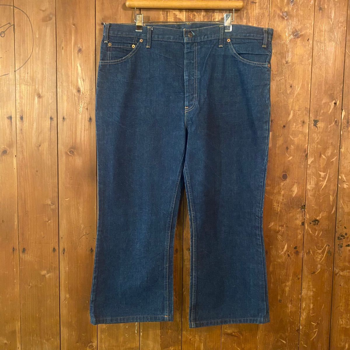 Levis リーバイス 507-0217 ビンテージ 70s 80s デニムパンツ W40 タロン 42TALON ベルボトム ブーツカット 刻印359 USA古着 極東製 濃紺の画像1