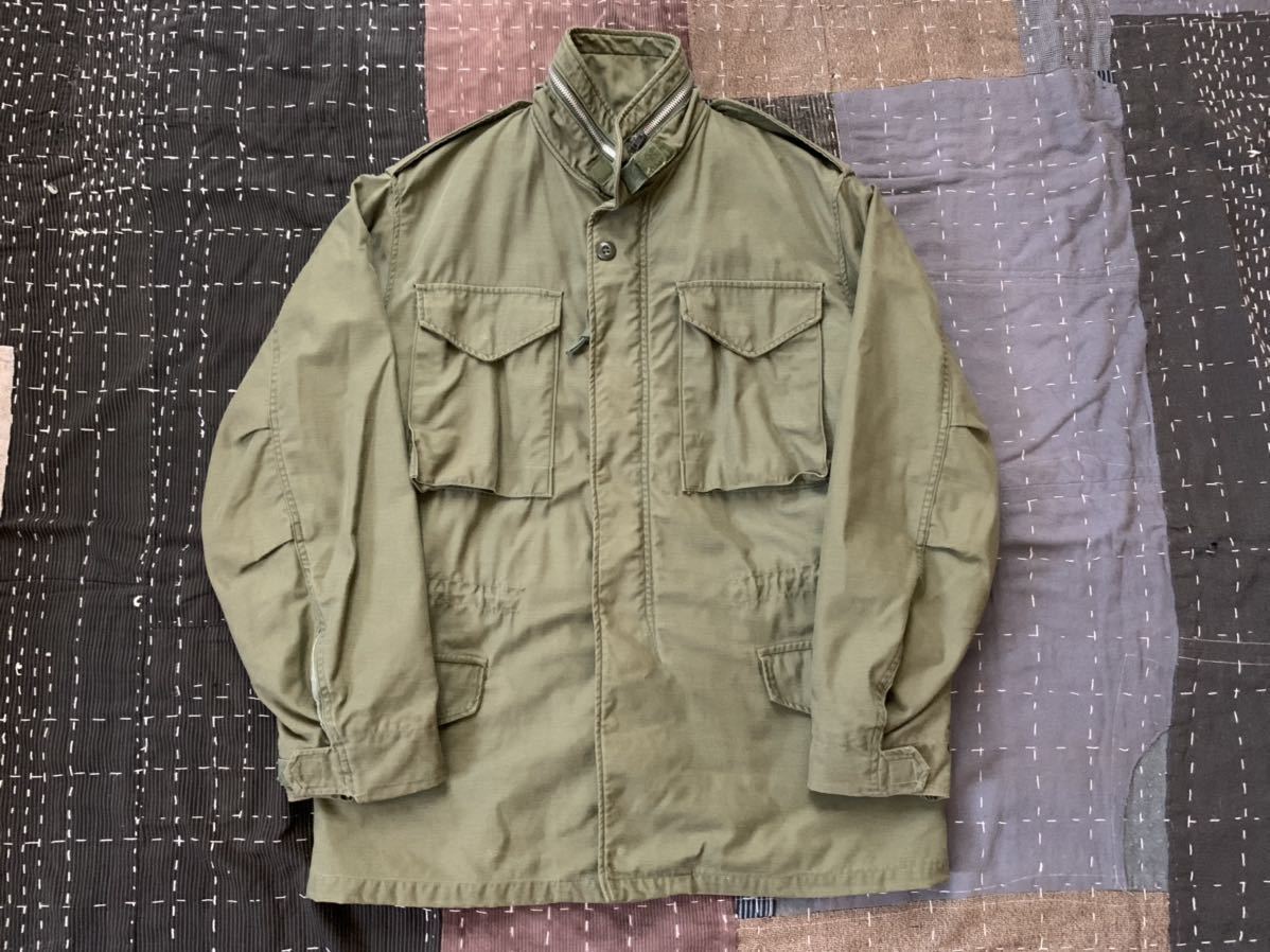 60s 69年製 M-65 フィールドジャケット S-R 米軍実物 アルミジップ 2nd ARMY SD SEW STYLES INC vintage ビンテージ ミリタリージャケット_画像2