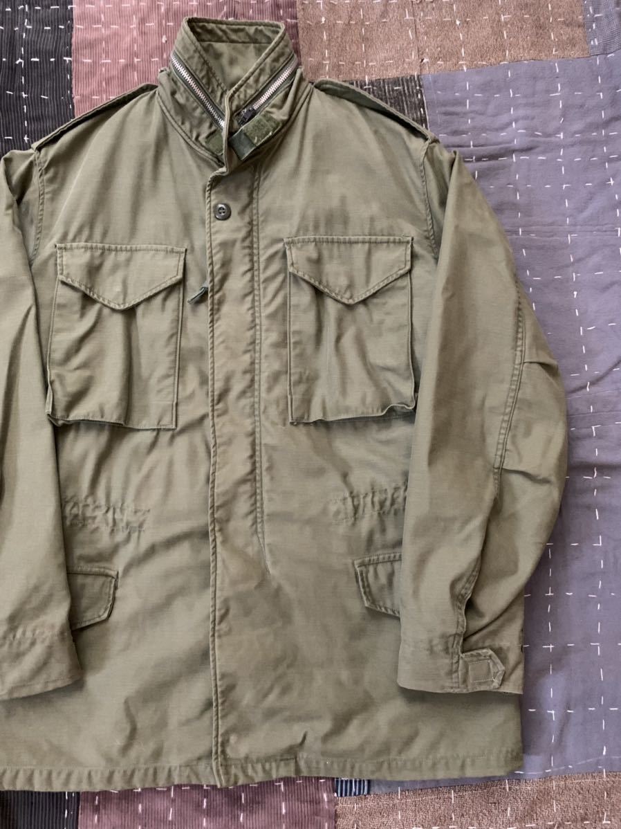 60s 69年製 M-65 フィールドジャケット S-R 米軍実物 アルミジップ 2nd ARMY SD SEW STYLES INC vintage ビンテージ ミリタリージャケット_画像1