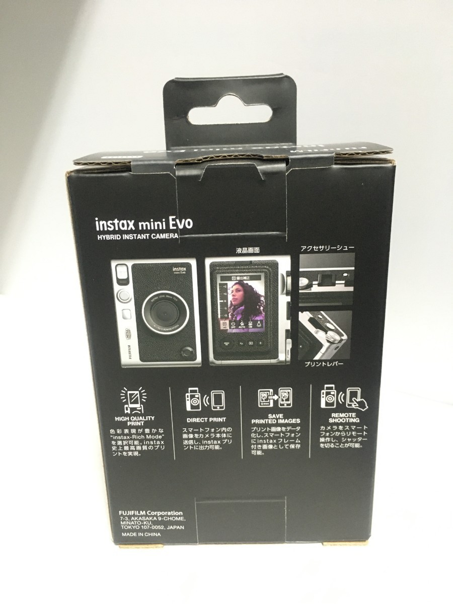 フィルム20枚付 新品未開封インスタントカメラ チェキ instax mini Evo