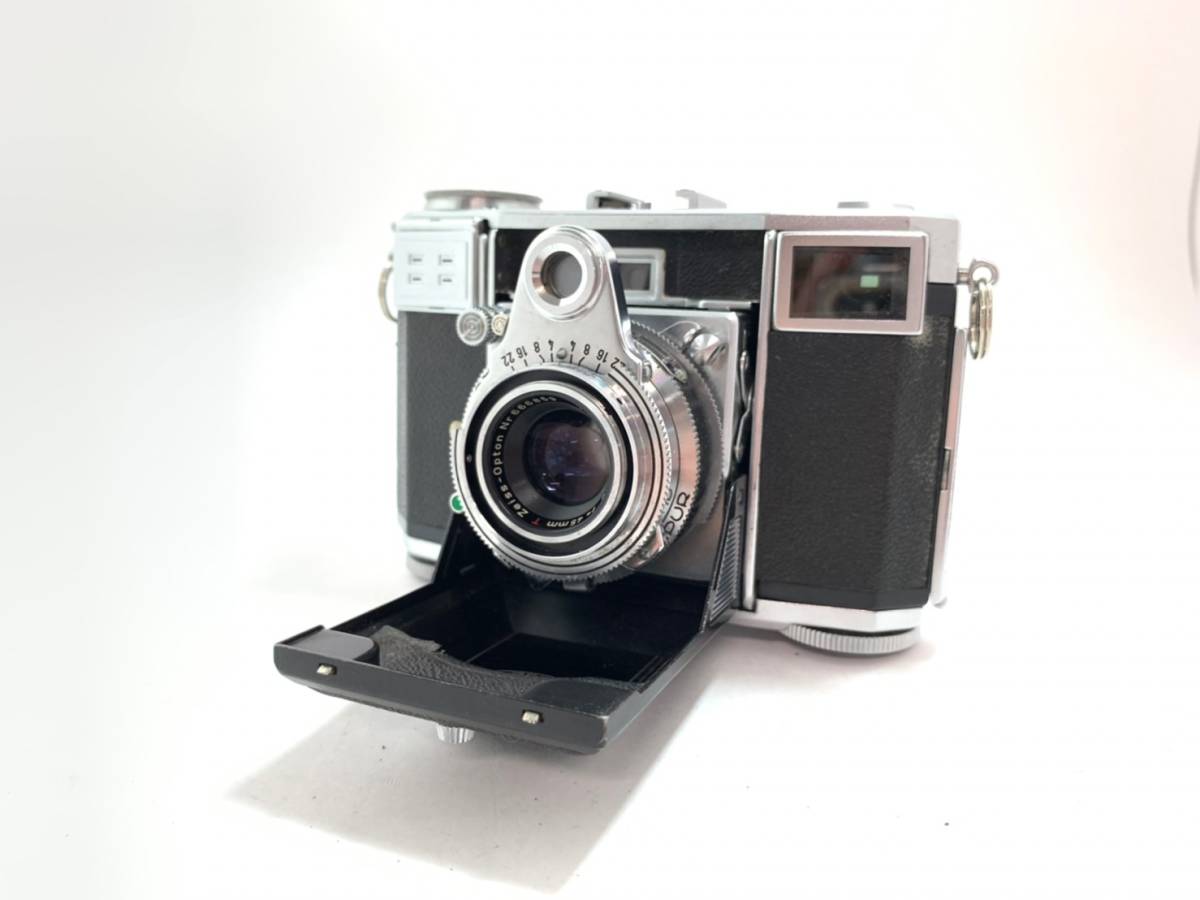 (B)【ジャンク品】ZEISS iKON/ツァイス イコン CONTESSA/コンテッサ ＋ Tessar 1:2.8 F=45mm T Zeiss-Opton フィルム カメラ (25000A9)_画像1