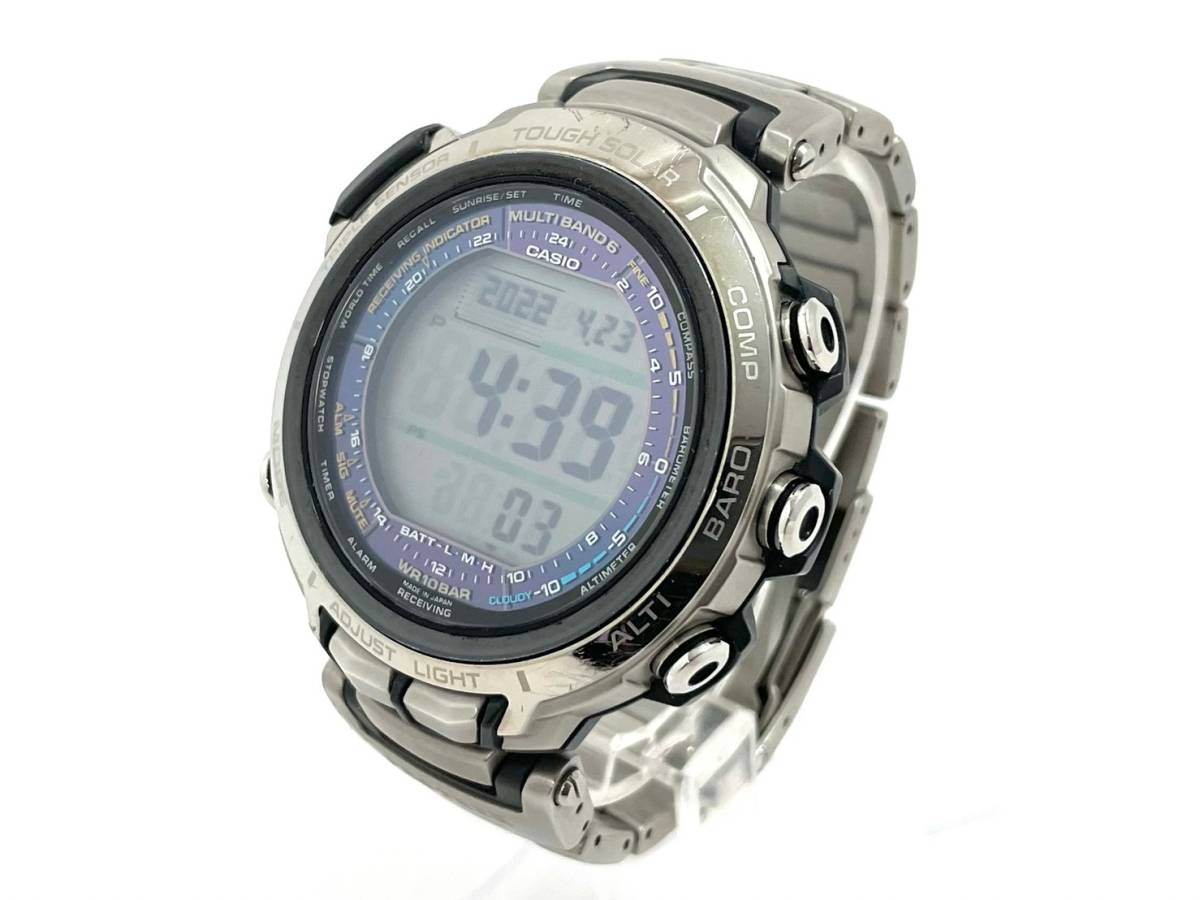 CASIO/カシオ PRO TREK/プロトレック PRX-2000T 電波 タフソーラー