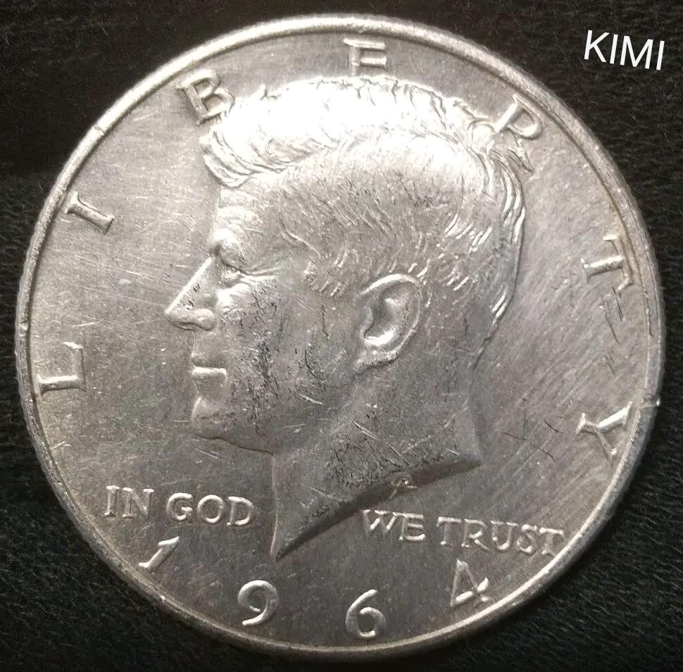 ケネディ ハーフダラー 1964年 銀貨 IN GOD WE TRUST