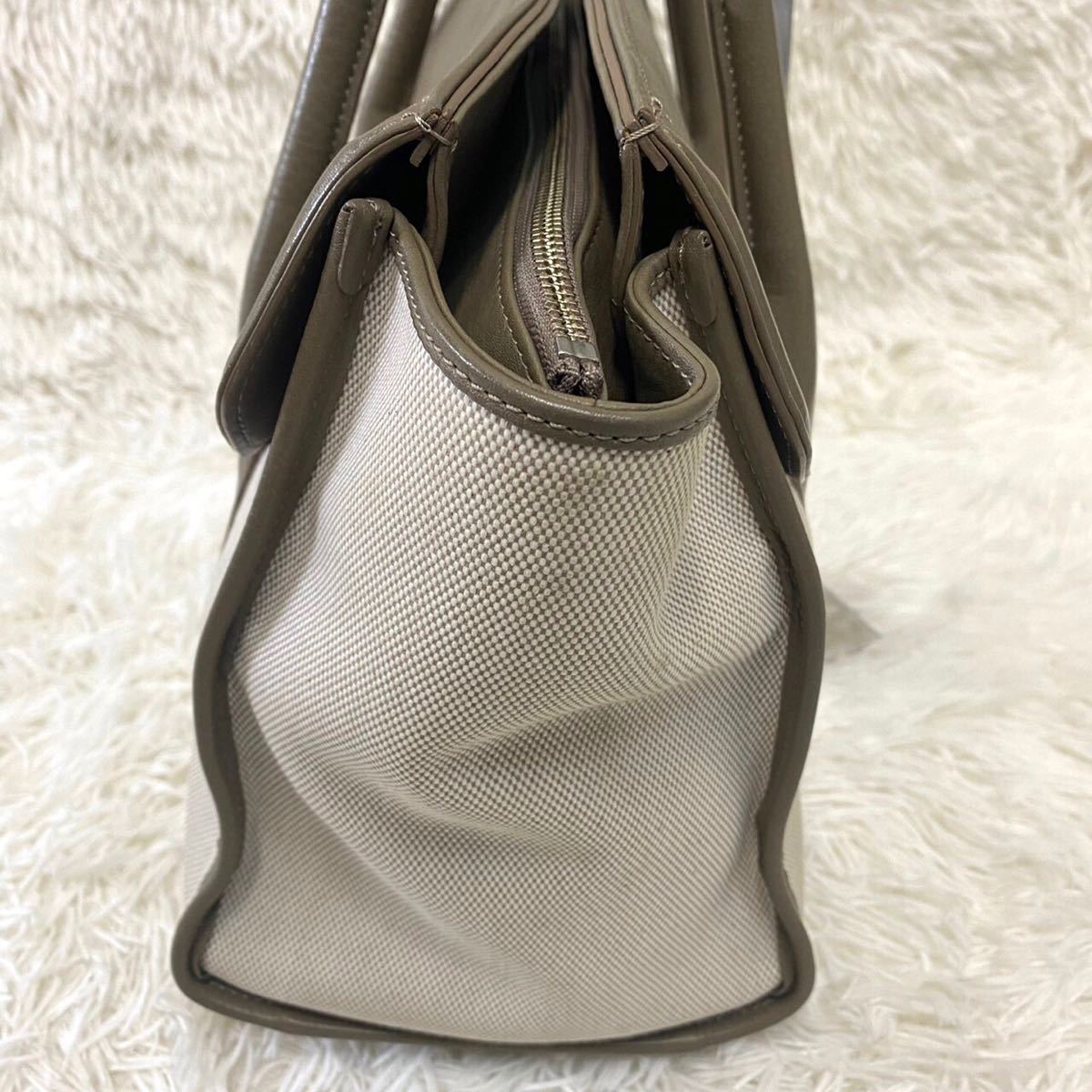 NAGATANI ナガタニ ハンドバック トートバッグ キャンバス×レザー