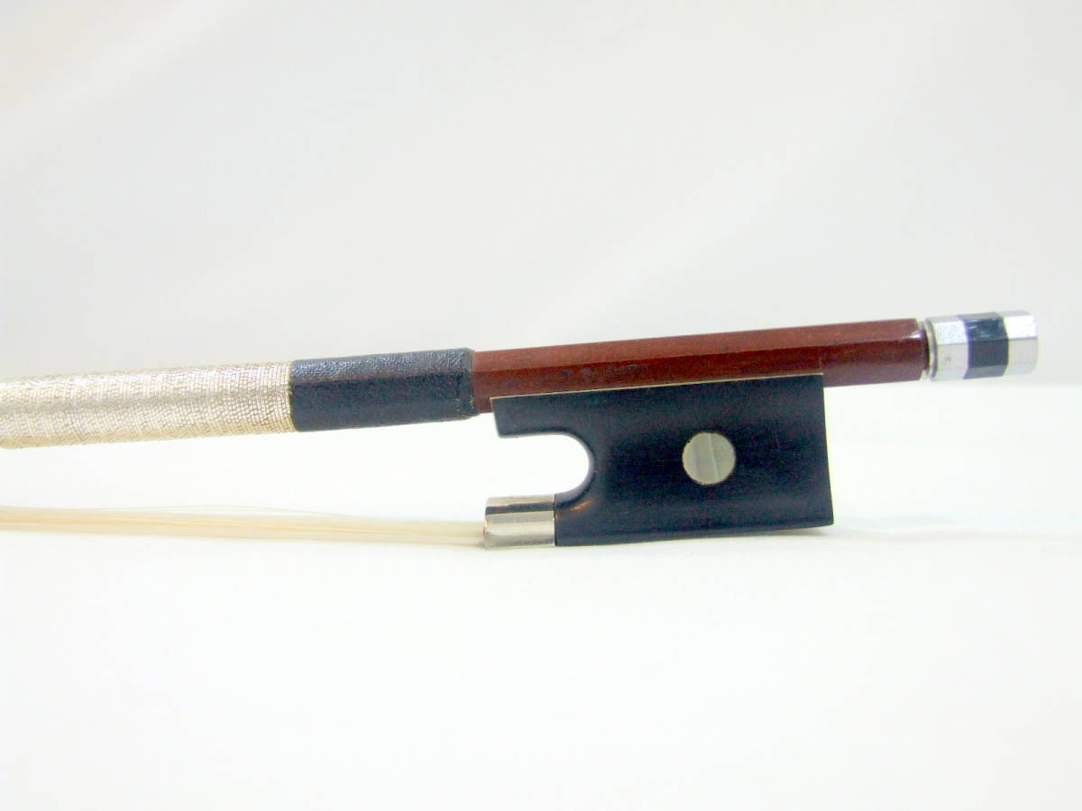杉藤 T SUGITO 4/4 バイオリン弓 毛替え済 美品 国産 Violin Bow www