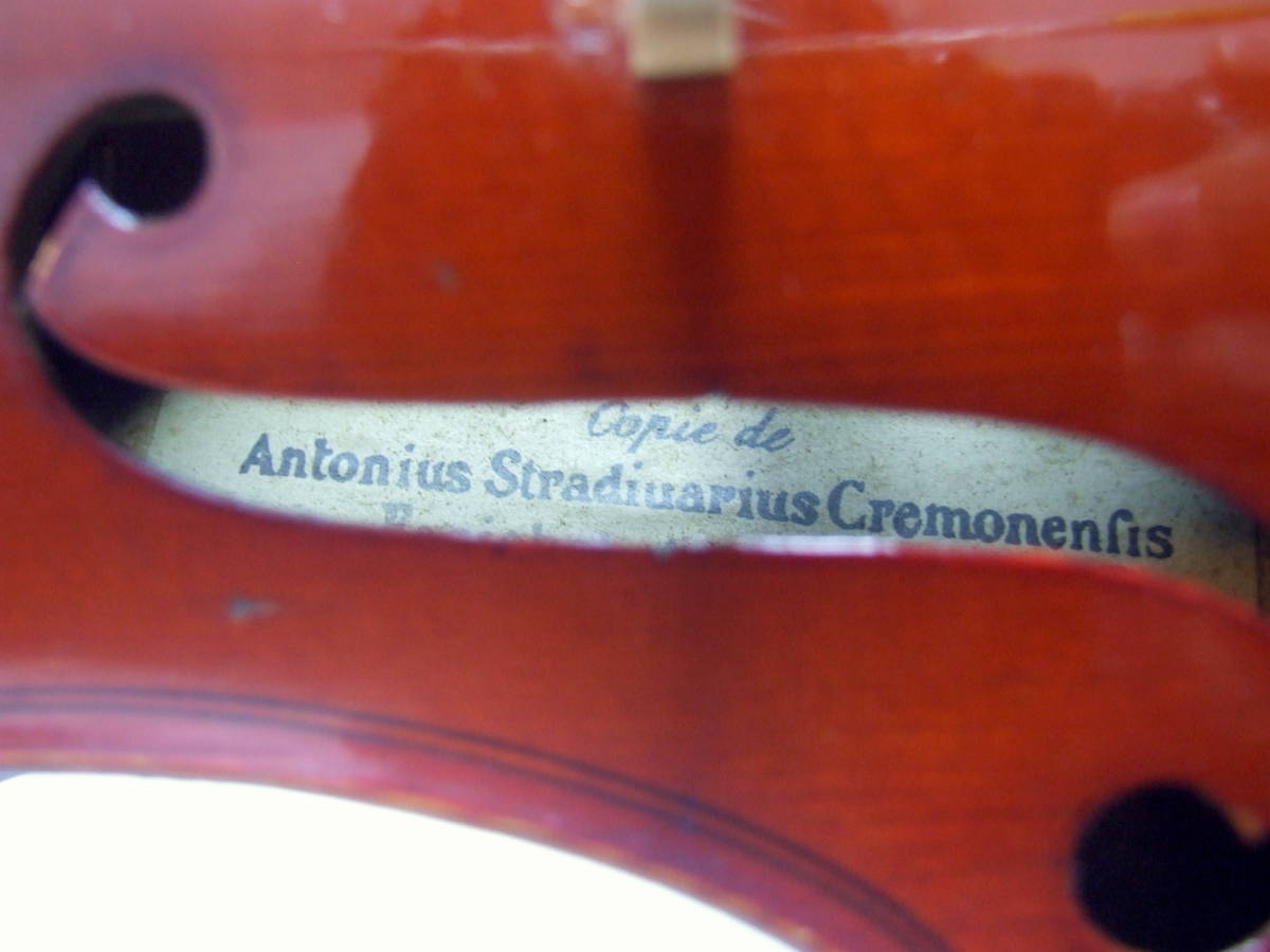 フランス製 モダンフレンチ バイオリン 4/4 copie de antonius フランス製 モダンフレンチ バイオリン 4/4 copie de antonius