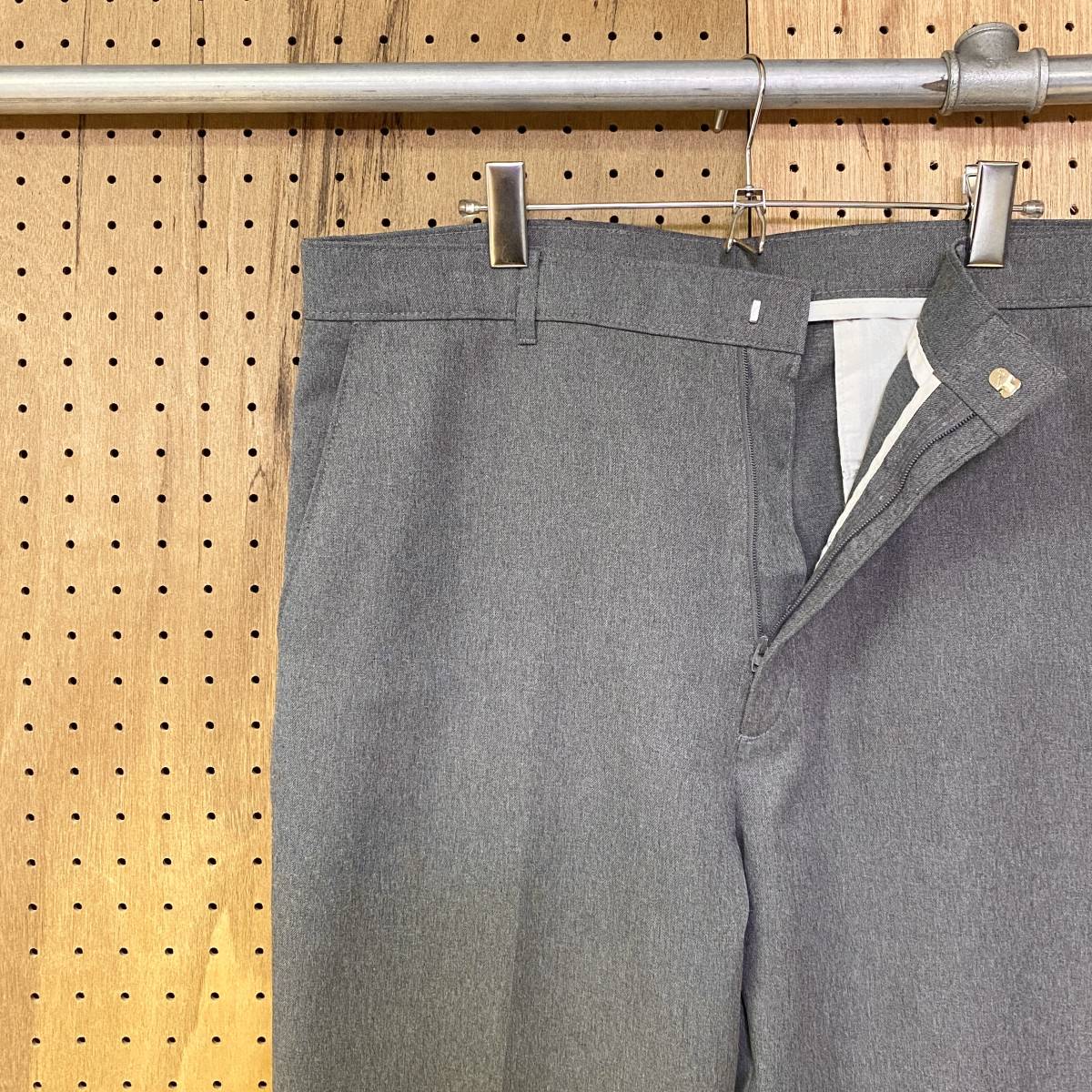 古着 90年代 90s Levi's リーバイス アクション スラックス Action Slacks アクスラ ボトムス トラウザー パンツ グレー  W36 L31 メンズ XL