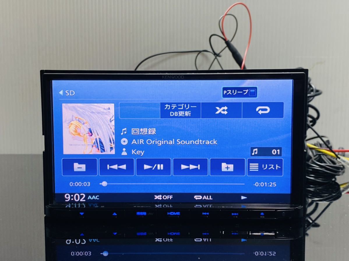 MDV-L406 ケンウッド 2019年製 ワンセグTV CD→SD録音 DVD再生 CD SD