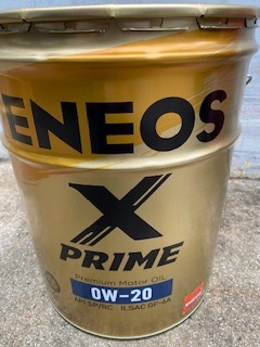 送込18,580円】 化学合成油 ENEOS X PRIME SP/RC 0W