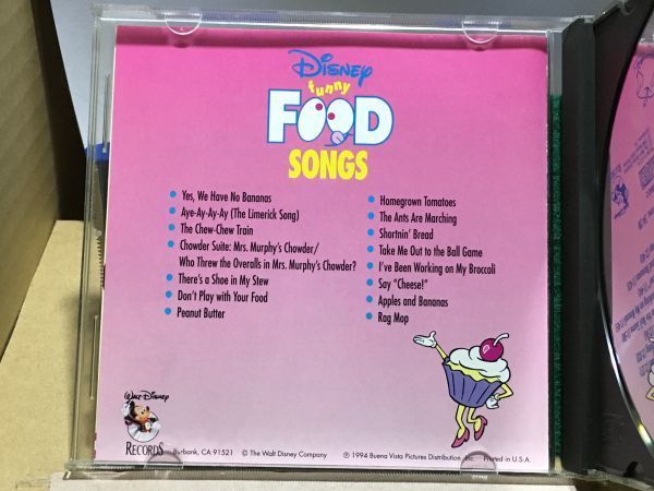 Disney's Food Songs ☆15 Deliciously Delightful Tunes 輸入盤_画像3