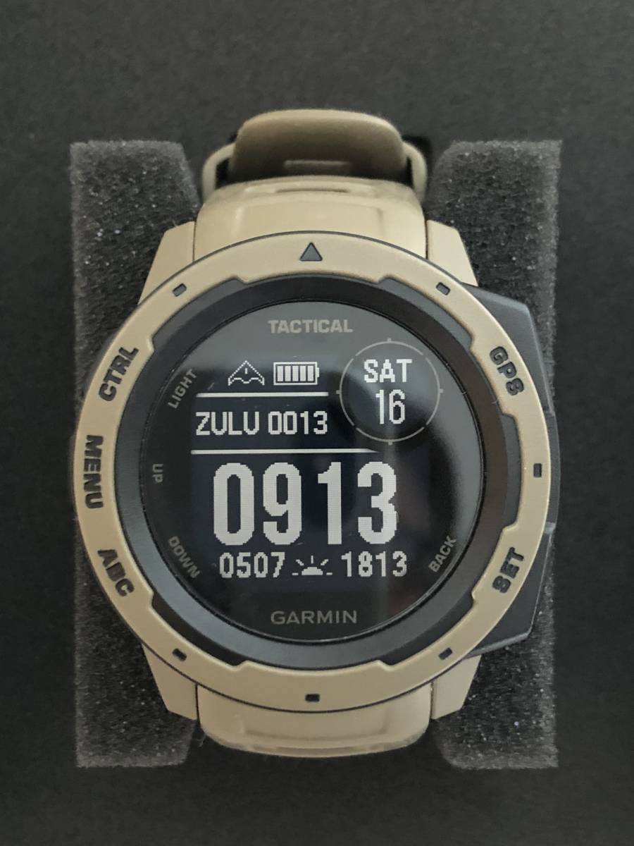 2023得価 ガーミン GARMIN Instinct Tactical スマートウォッチ 腕時計