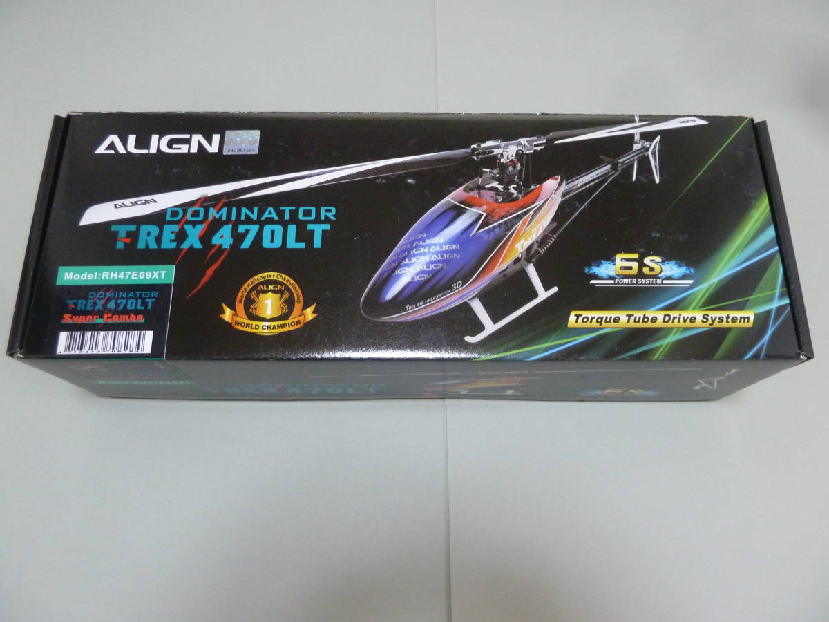 完成機】【美品】】 ALIGN T-REX 470LT (ジャイロレスキット)-