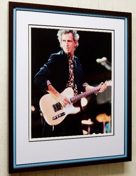  low ring Stone z/ Keith *li tea -z/ art Picture frame /Rolling Stones/Keith Richards/ Telecaster / lock / guitar Legend 