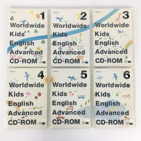 Benesse World wide kids English Basic DVD CD Stage 1 ~ 6 セット