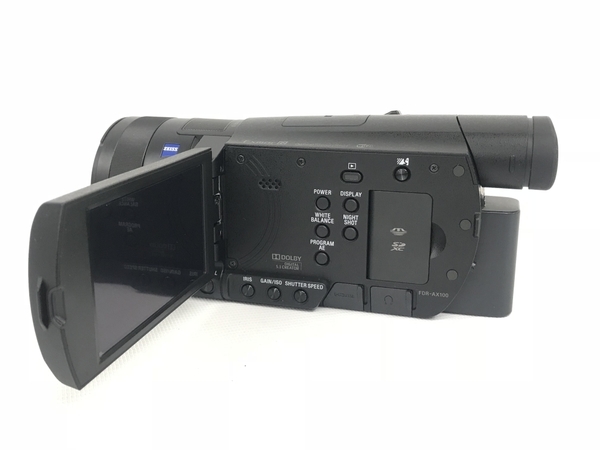SONY FDR-AX100 デジタルビデオカメラ 4K 光学12倍 ブラック