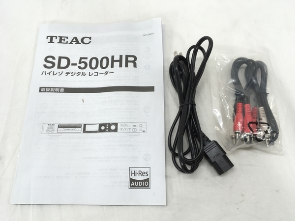TEAC SD-500HR ハイレゾ マスターレコーダー オーディオ 良好 TEAC SD-500HR ハイレゾ マスターレコーダー オーディオ 良好