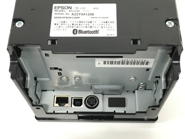 EPSON TM-m30 MODEL M335B ブラック レシート プリンター ジャンク F6369456_画像9