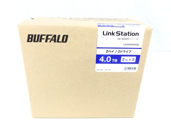 BUFFALO LS220DN0402B NAS Link Station for SOHOシリーズ 4TB 未使用