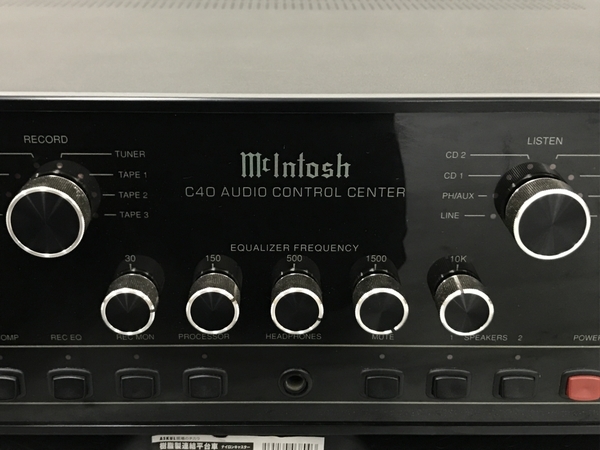 Mcintosh C40 オーディオ コントロールアンプ プリアンプ オーディオ マッキントッシュ 音響 中古 N6372584_画像6