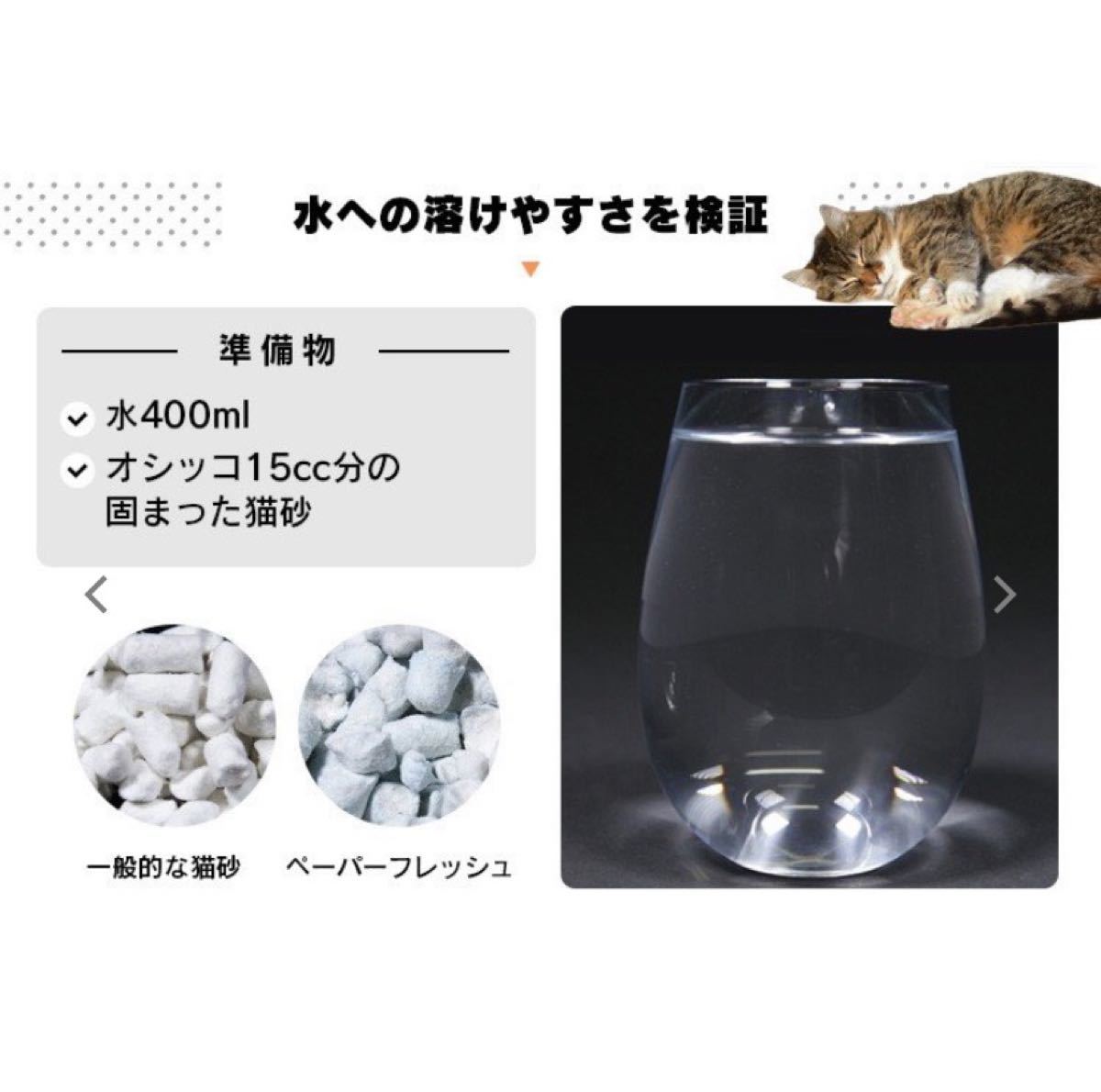 【18L×2袋】アイリスオーヤマ ペーパーフレッシュ トイレに流せる猫砂