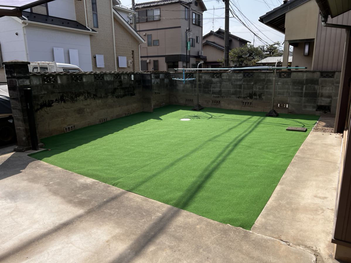 御自宅敷地にマイドッグラン製作工事。理想と安全なスペース作り 御自宅敷地にマイドッグラン製作工事。理想と安全なスペース作り