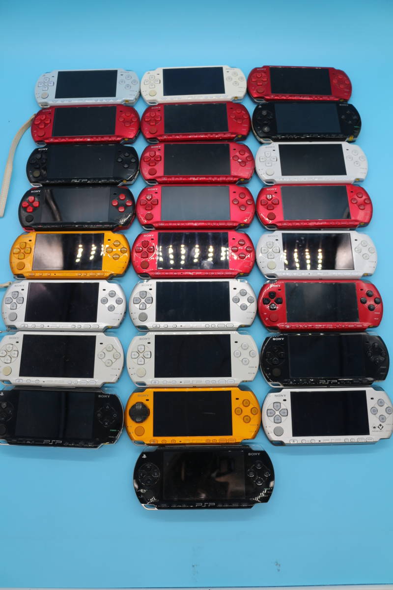 超高品質で人気の 約25台 本体セット 25-0【ジャンク】PSP PSP-1000×3 -3000×20 -2000×2 PSP3000シリーズ