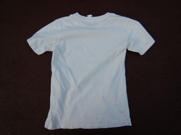 T-shits Tシャツ AZno. 132 ユニクロ 140　BARYSAN CHIBAKUN CHORURU KUMAMON SHIMANEKKO 上着 古着　used ティーシャツ　_画像2