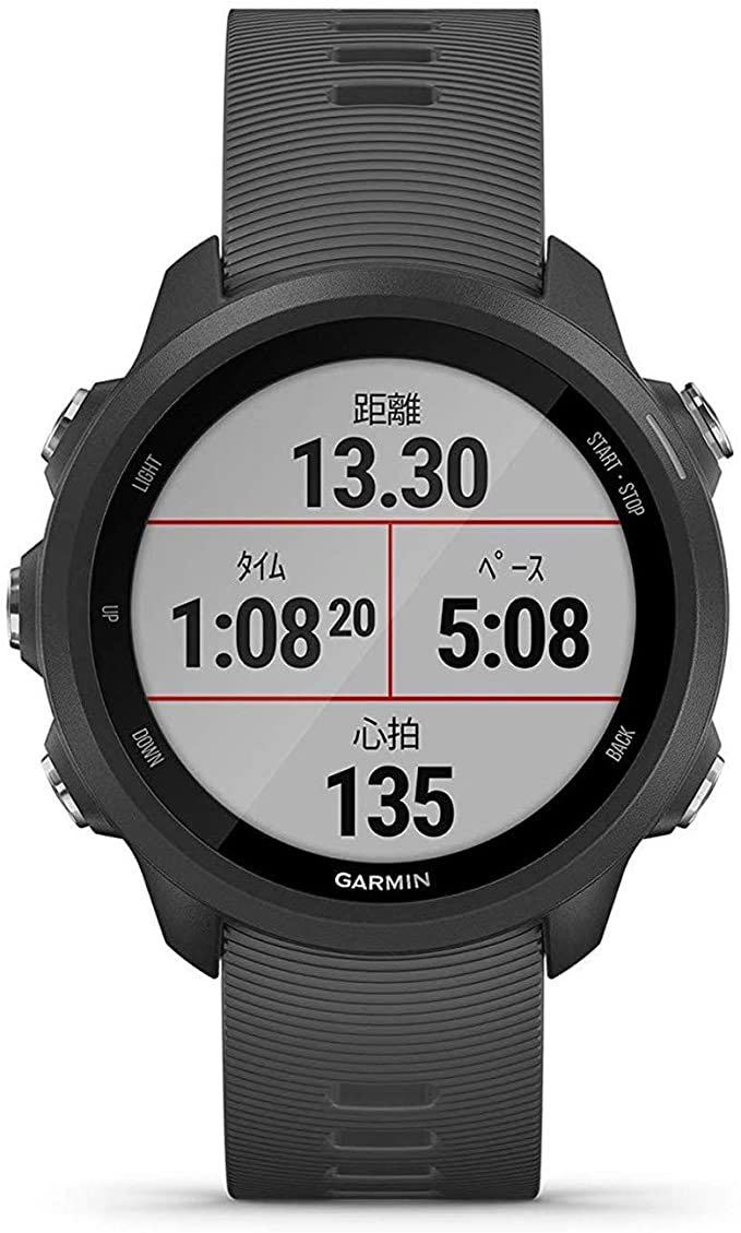  новый товар * бесплатная доставка *GARMIN( Garmin ) ForeAthlete 245 Black Slate черный распорка пена анализ комплект спорт часы 